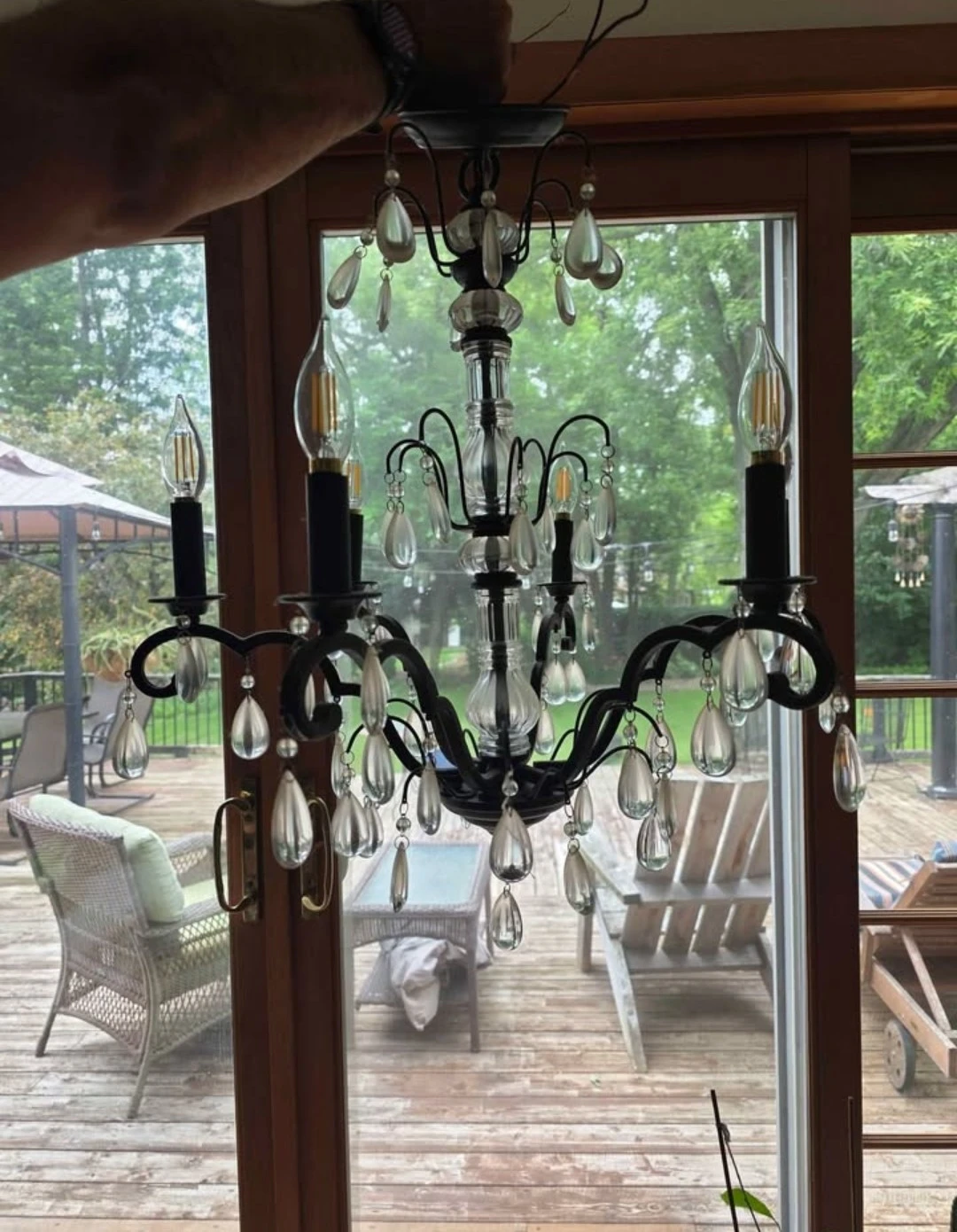 6 bulb chandelier - photo 2