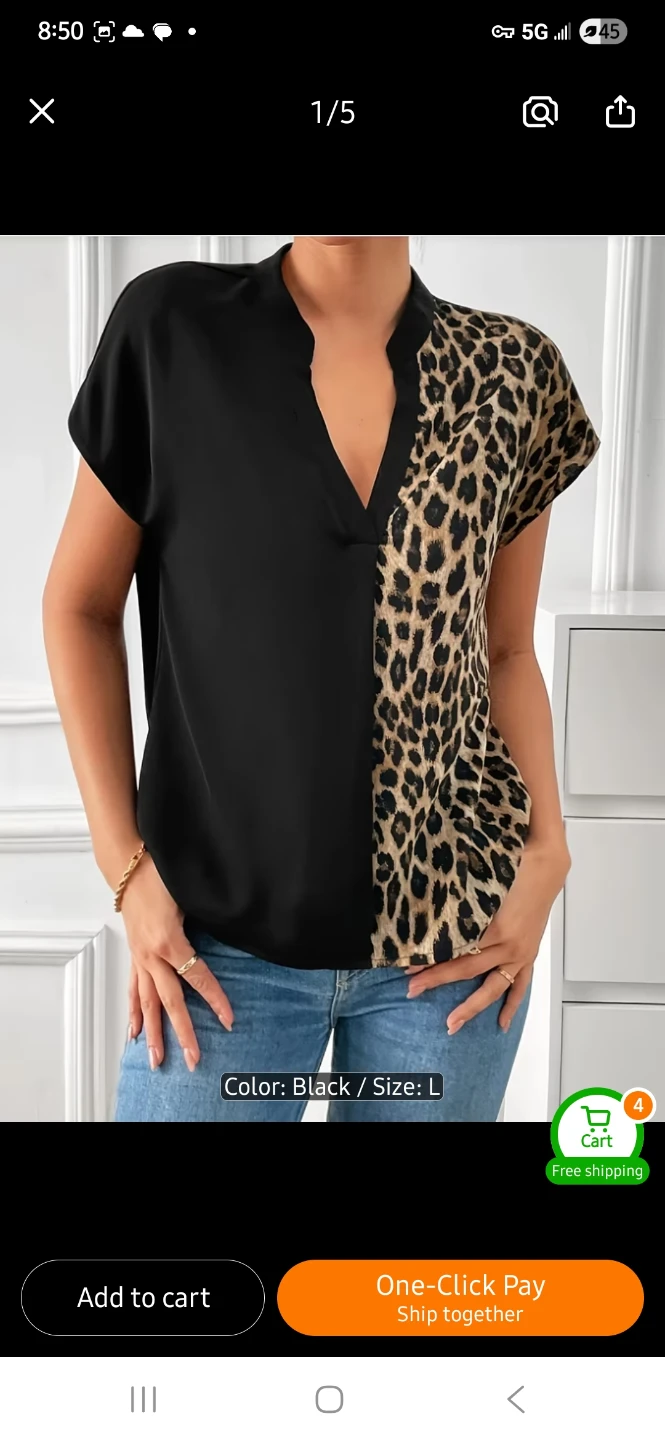 NEW Couples Cheetah Print Dress Shirts 🐆 - photo 2