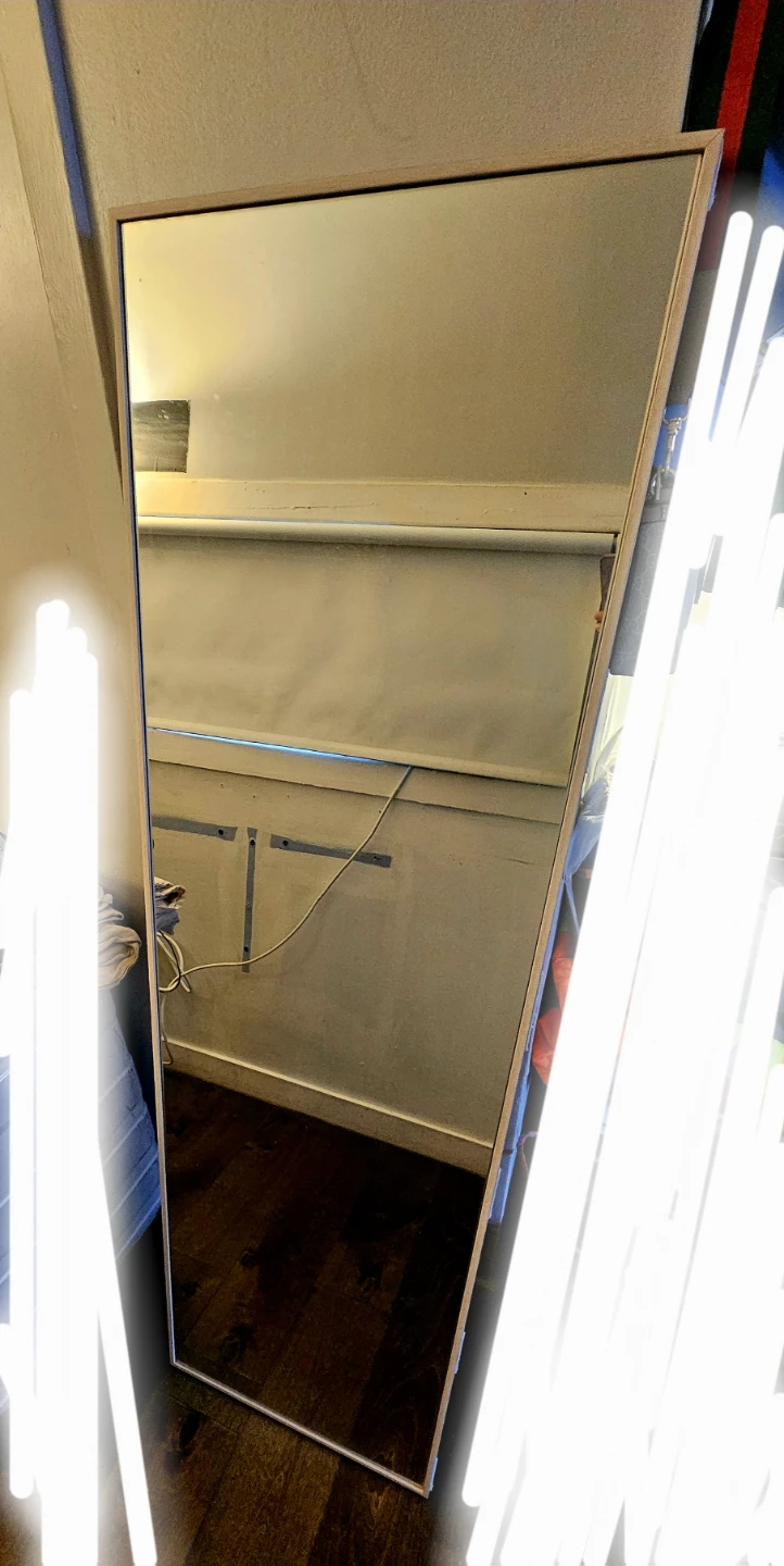 Full Length Mirror with Wood Frame - photo 2