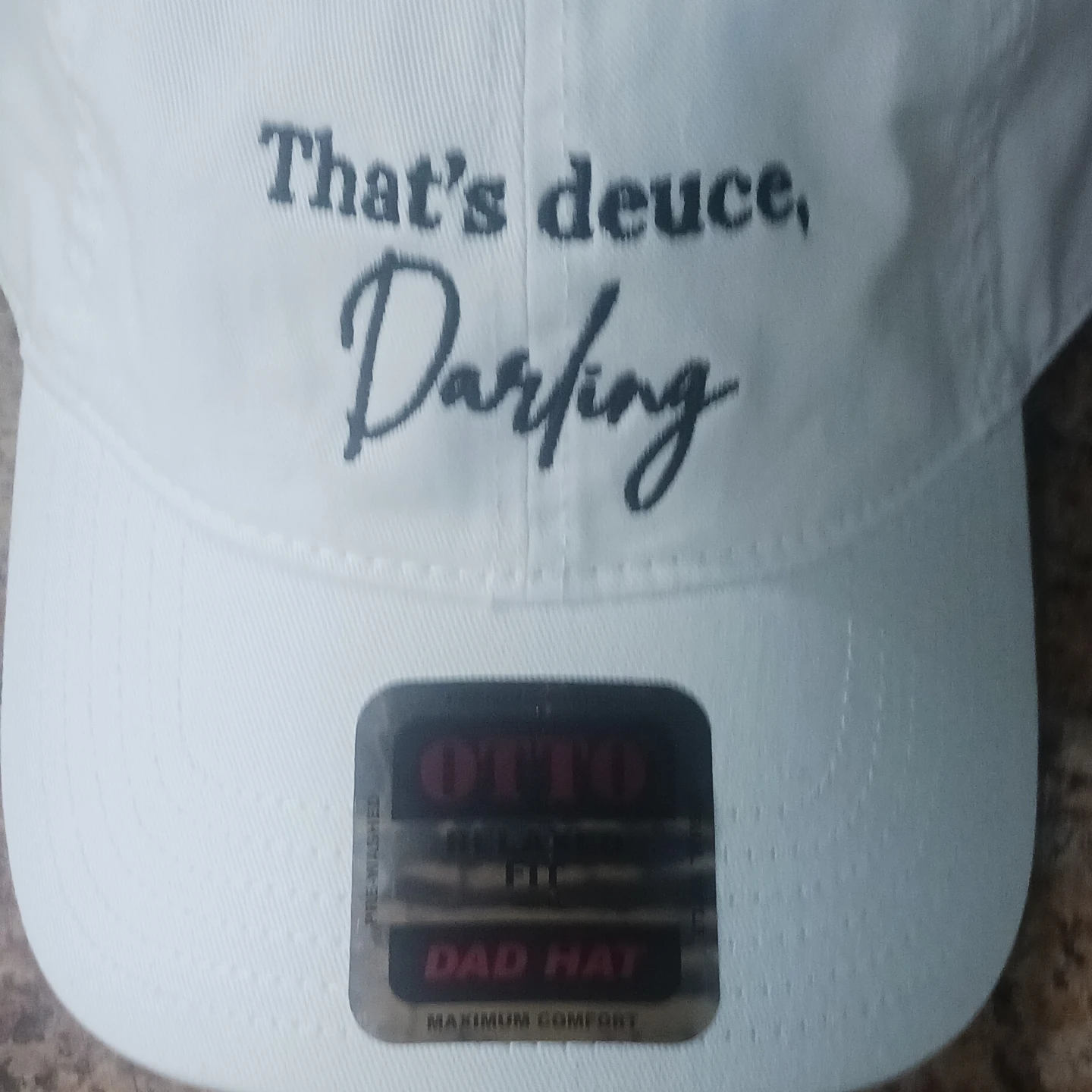 Otto Relaxed Fit Dad Hat White - photo 2