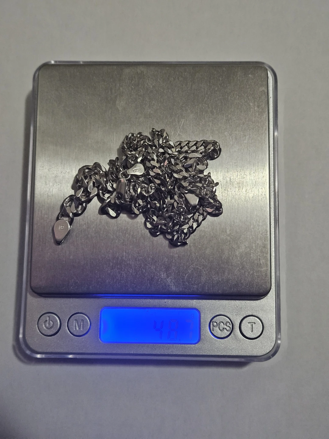 925 silver necklace & bracelet 48 grams - photo 2