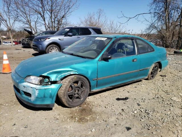 Honda Civic Teal Coupe