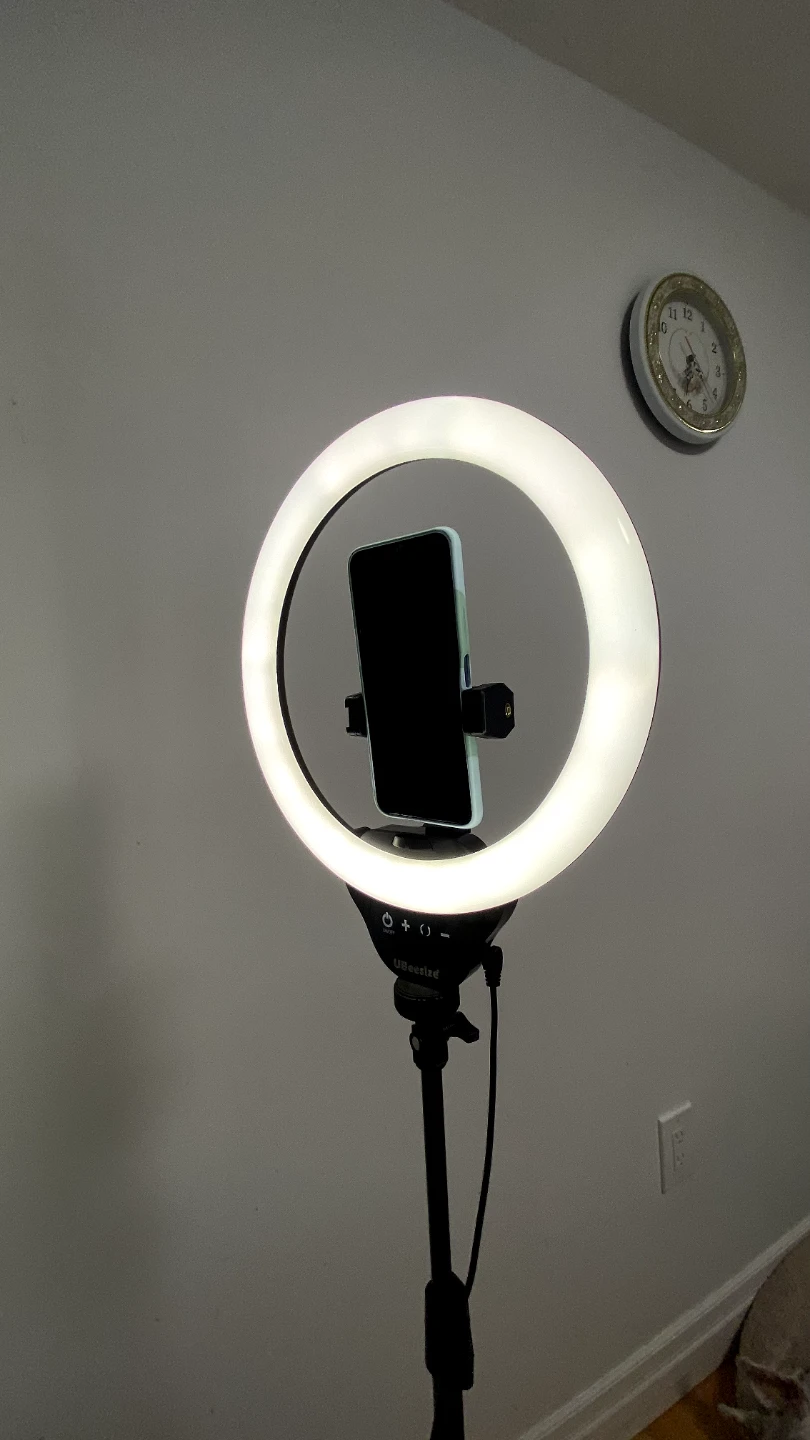 UBeesize 12-inch Ring Light with Tripod, Ring Light - photo 3