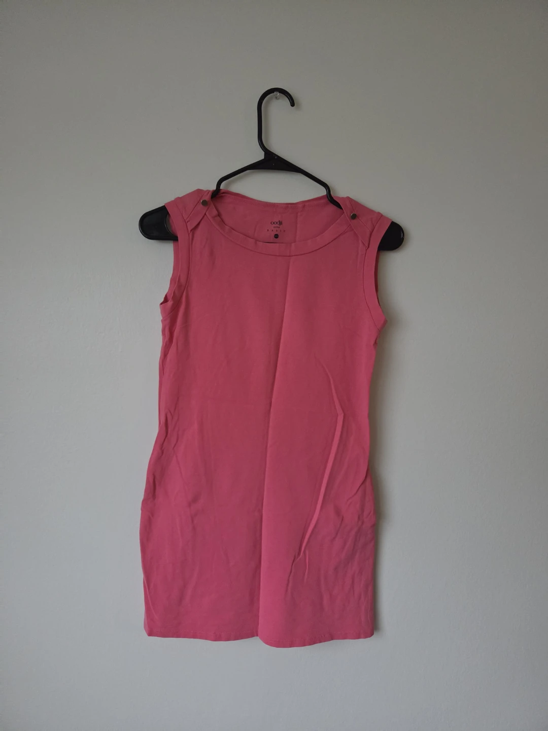Oodji Ultra Basic Pink Sleeveless Dress 🏈
