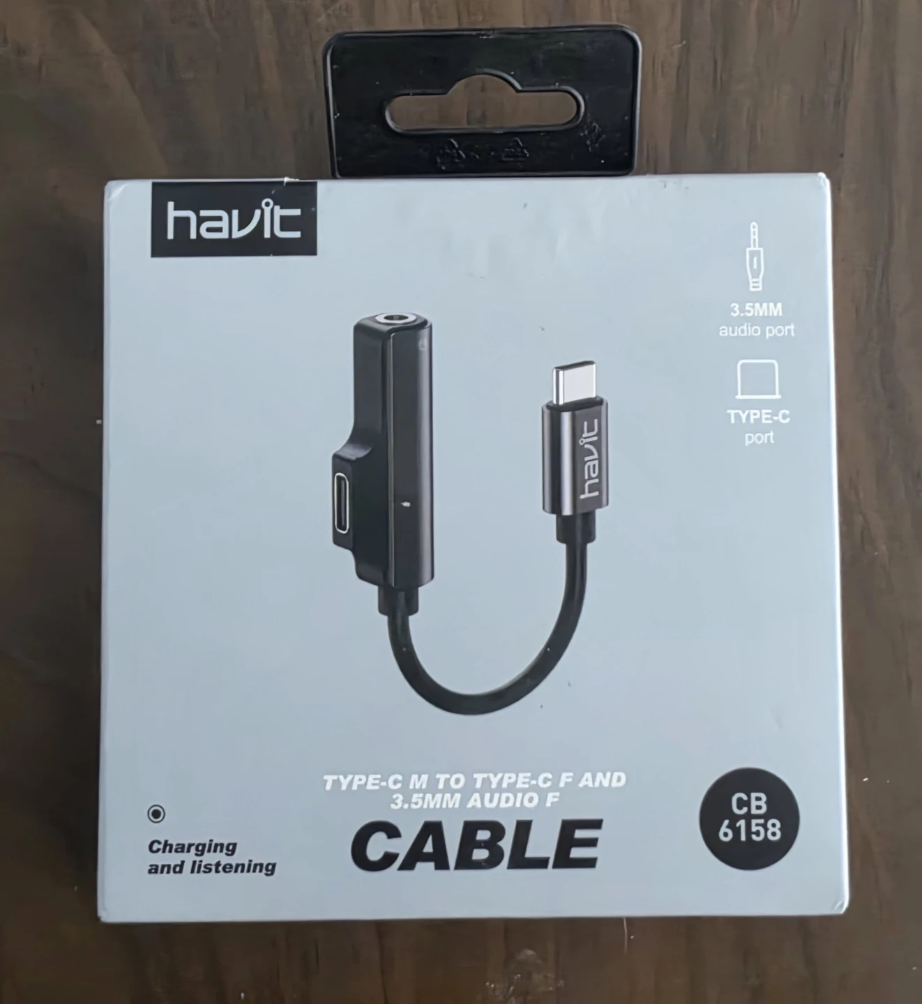 Havit Type-C to Type-C and 3.5mm Audio Adapter CB6158