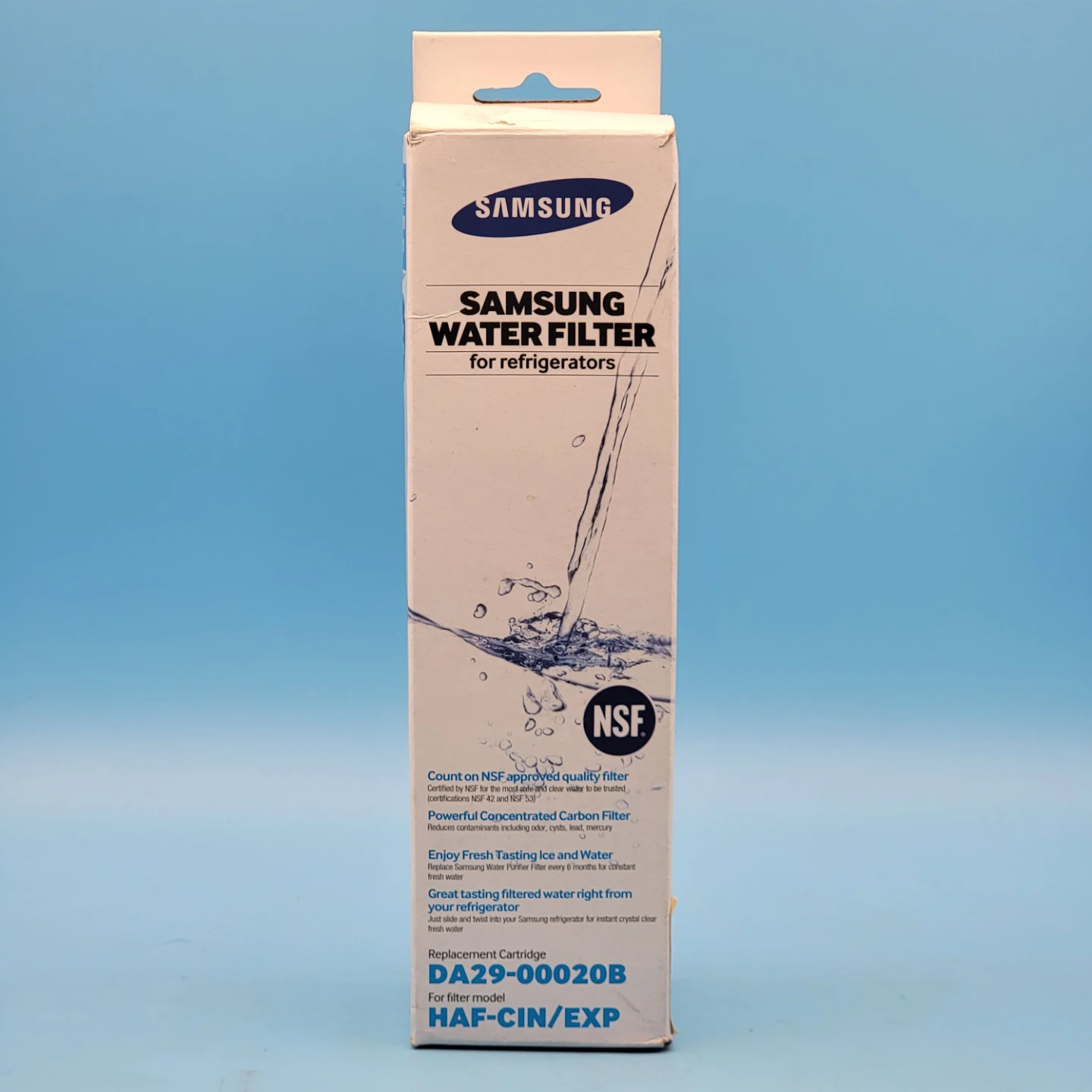 Samsung Genuine OEM DA29-00020B REFRIGERATOR WATER FILTER