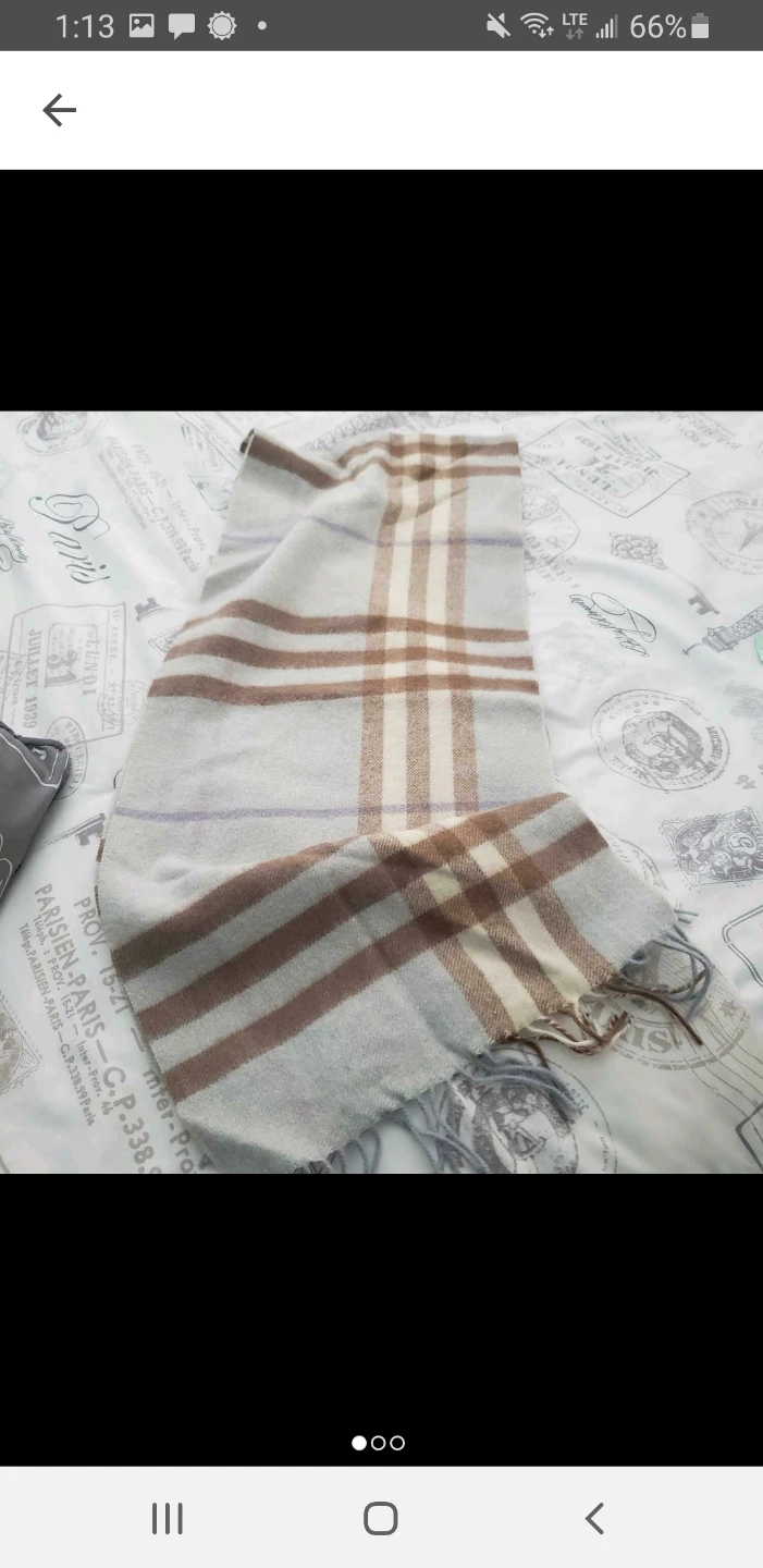 Burberry London 100% Cashmere Scarf