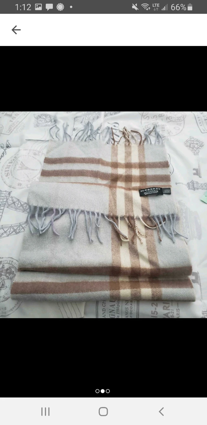 Burberry London 100% Cashmere Scarf - photo 2