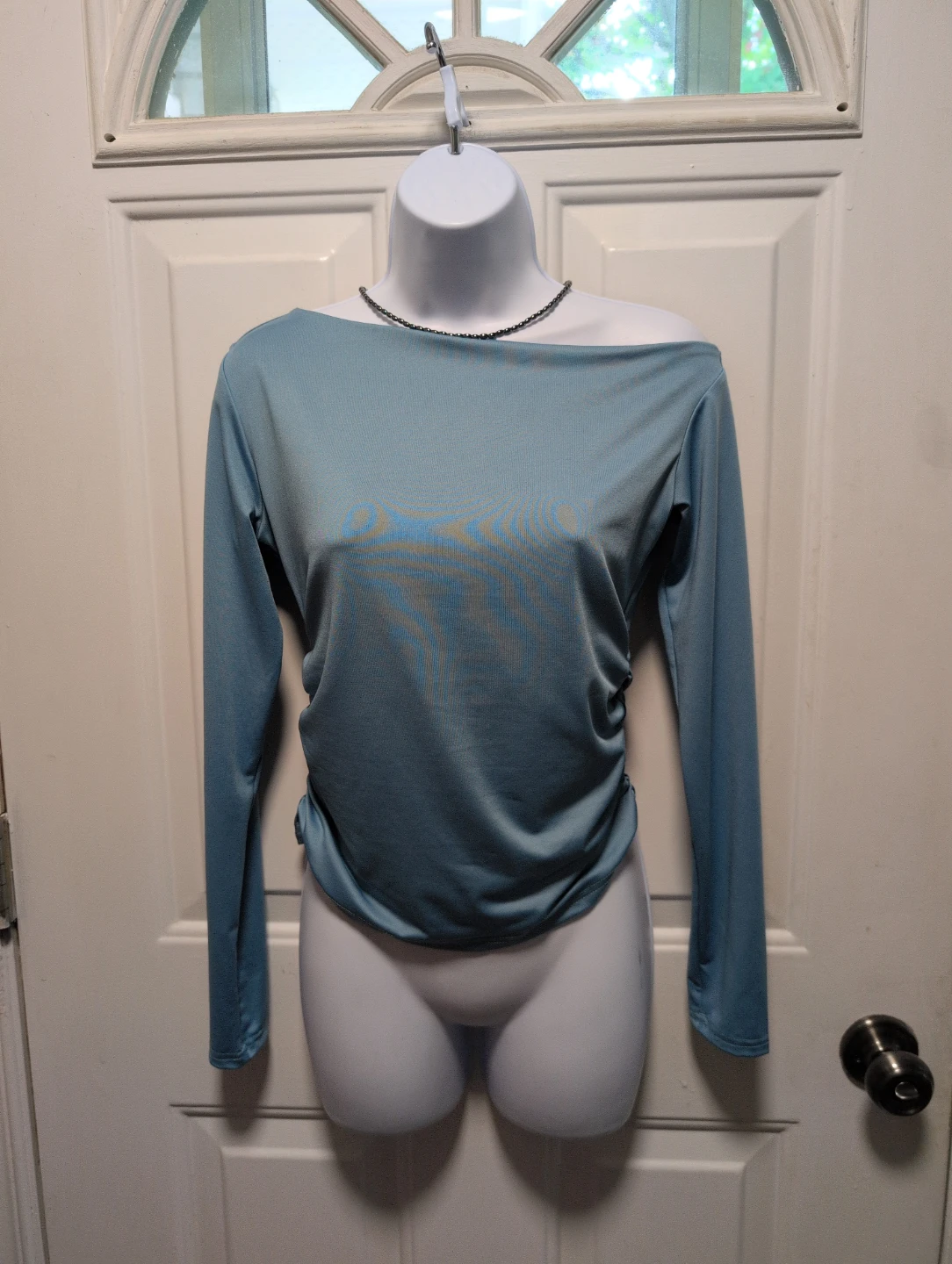 Blue Long Sleeve Top Size M
