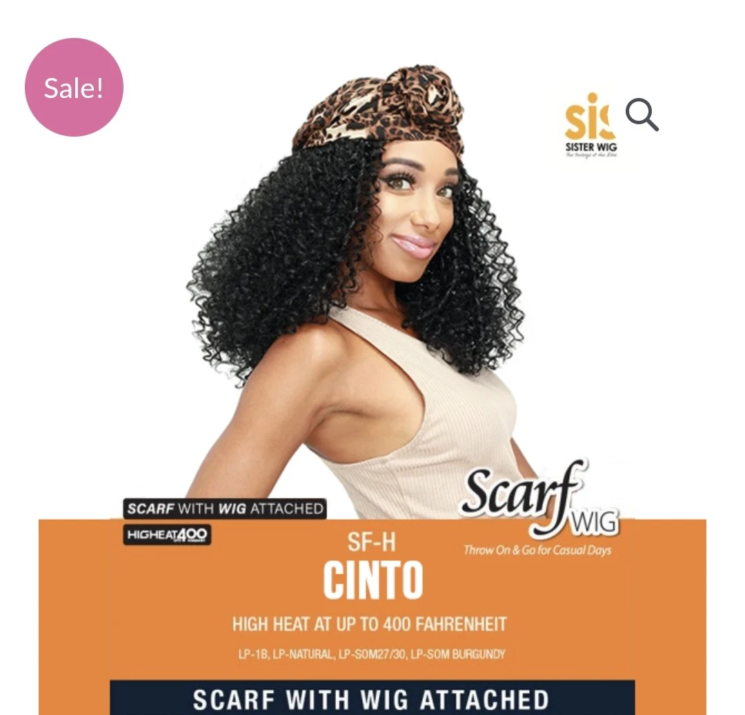Sister Wig Scarf Wig Cinto Model