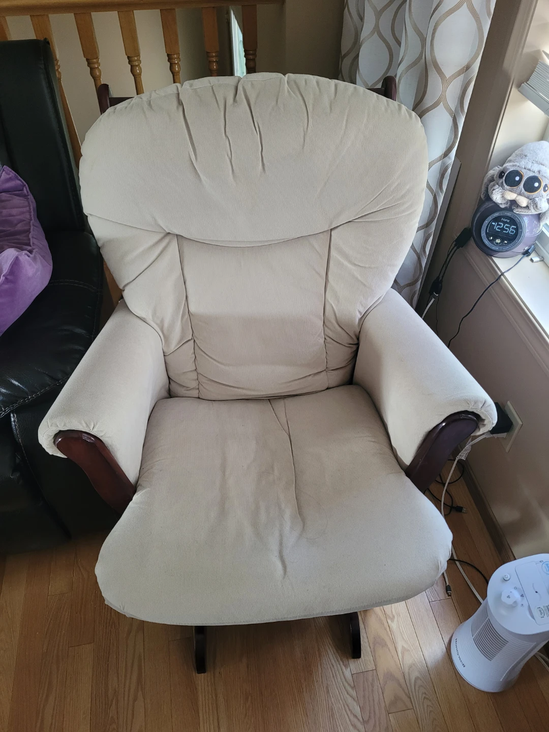 Glider Rocker Chair with Ottoman - photo 2