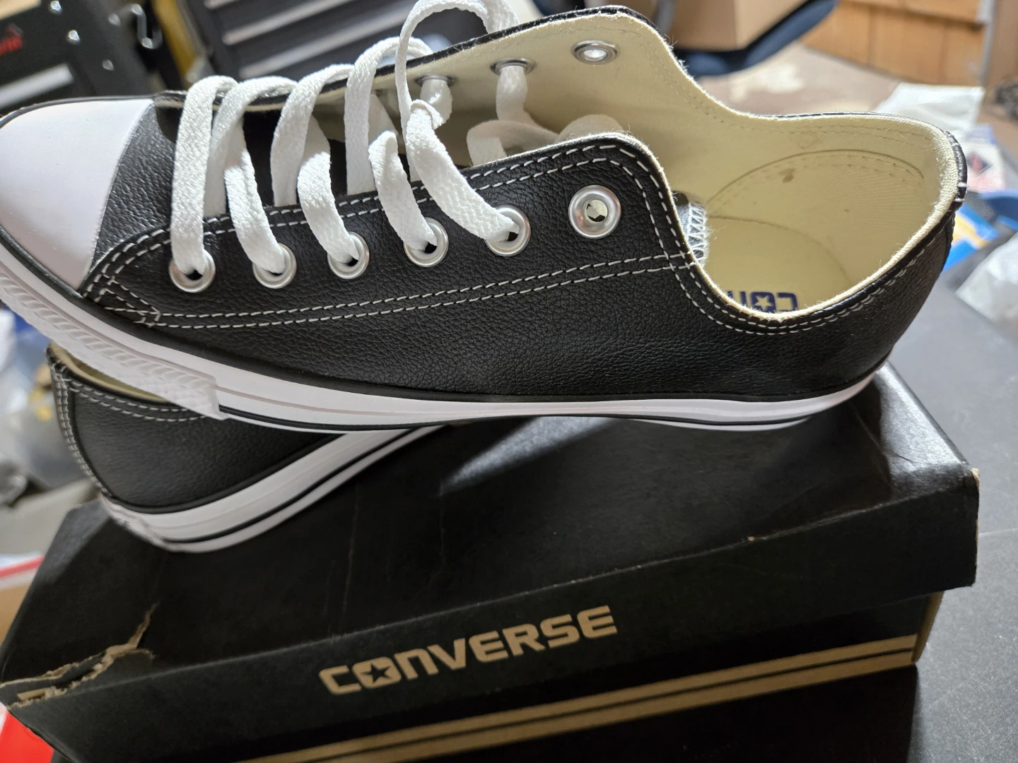 Converse Chuck Taylor All Star Leather Low Top Shoes - photo 2