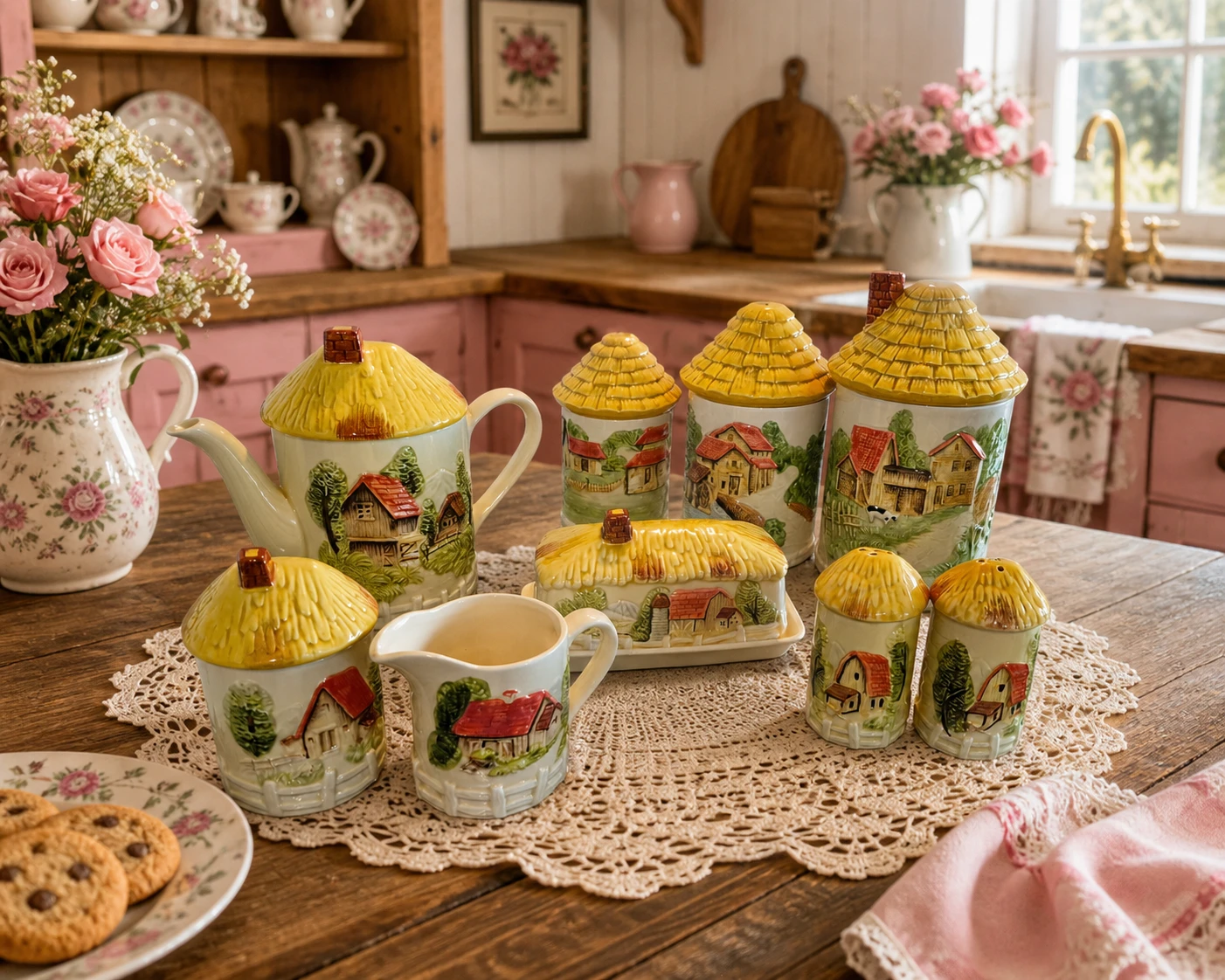 Vintage Cottage Ceramic Set - photo 2