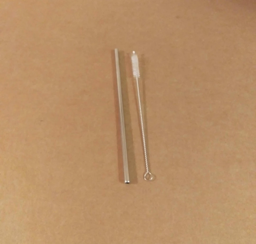Stainless Steel Straw & Brush Set 🏈 - photo 2