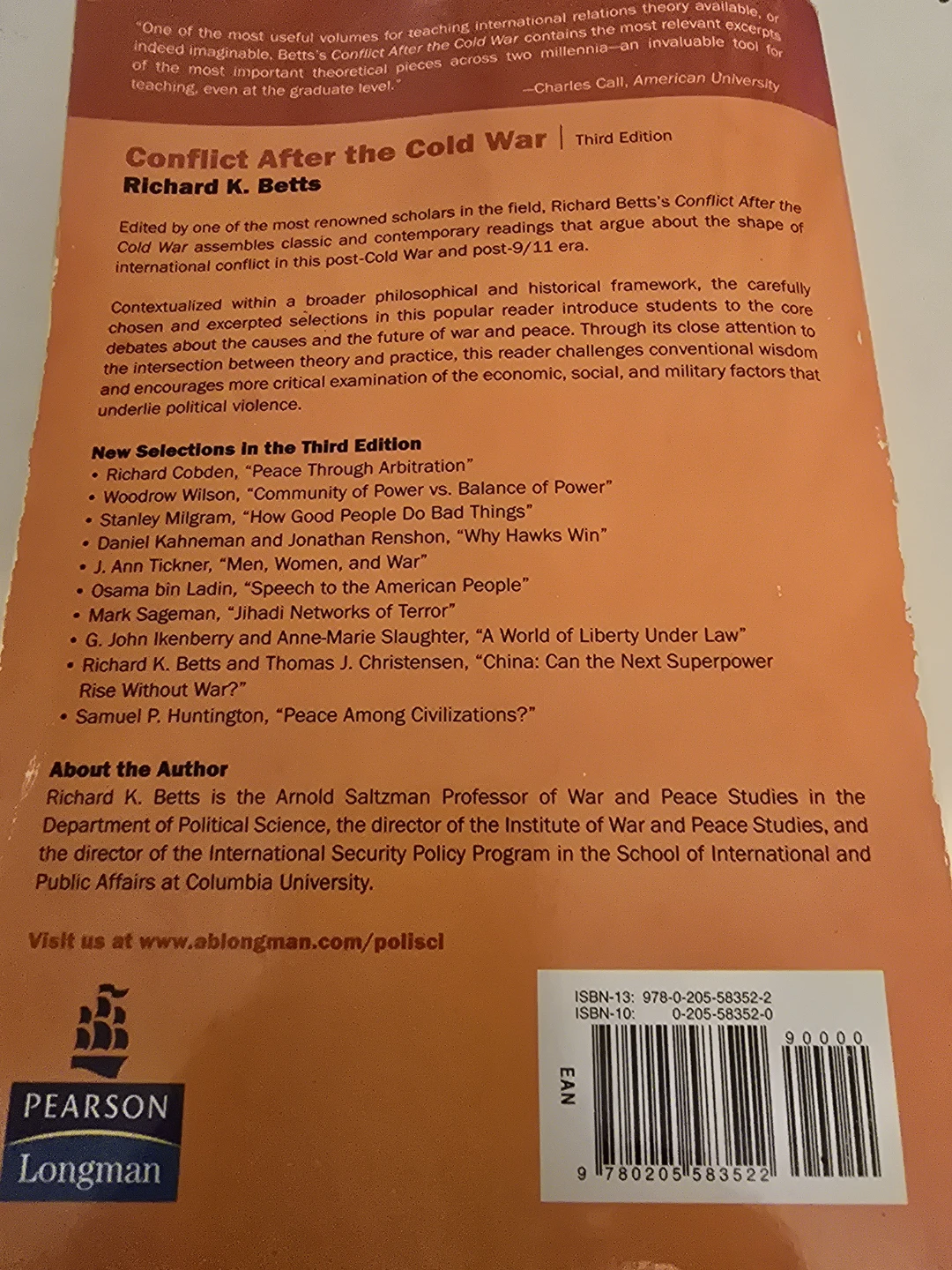 Conflict After the Cold War by Richard K. Betts - photo 2
