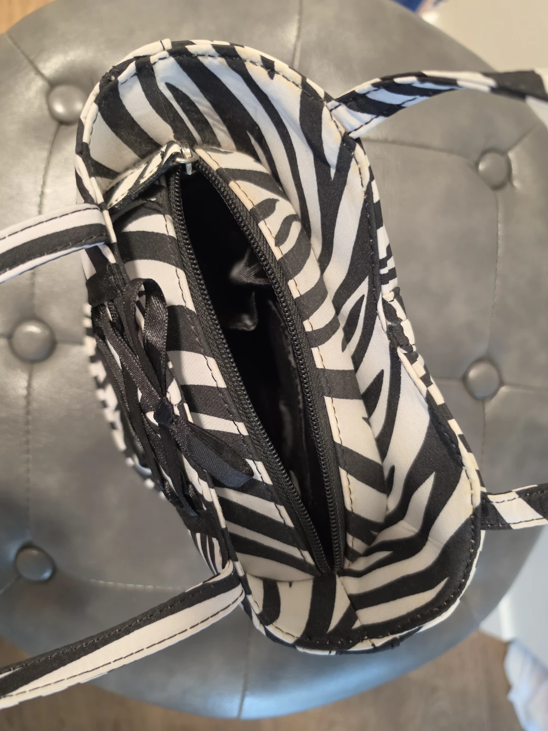Zebra Print Corset Style Handbag - photo 5