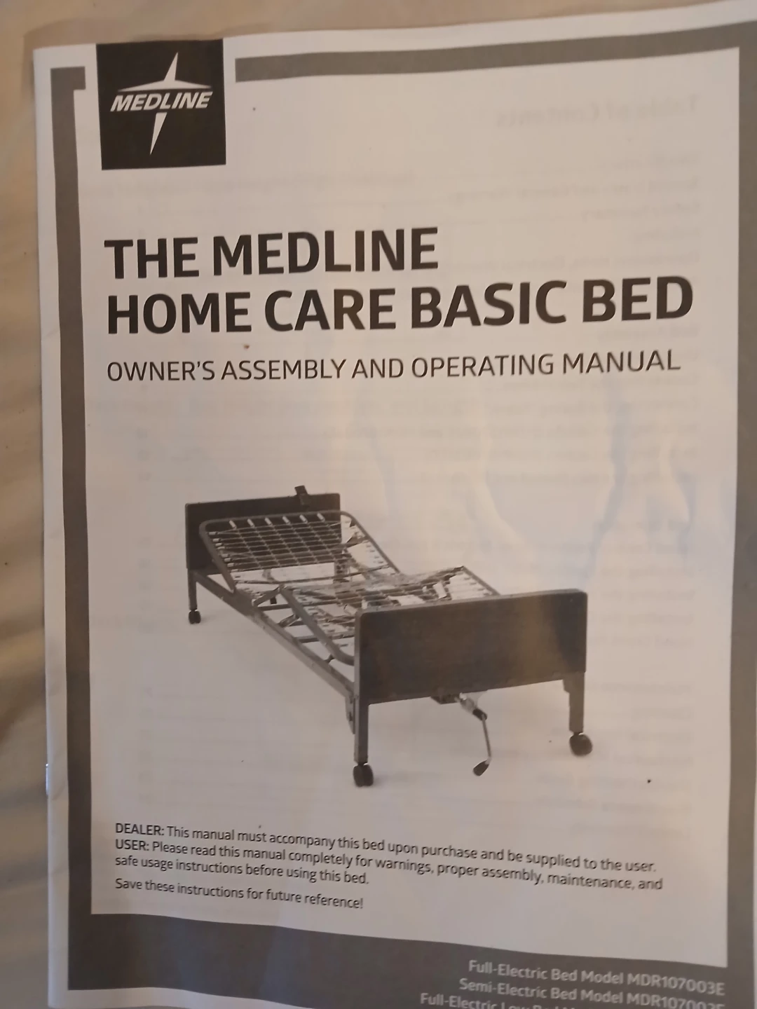 Midline Hospital electic bed
