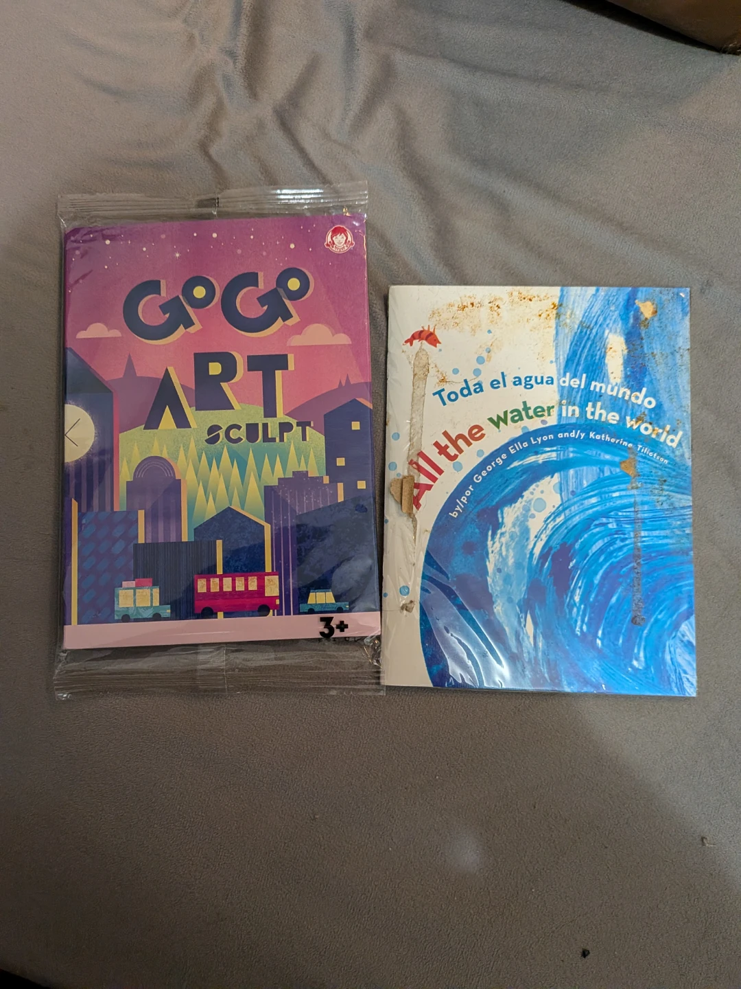 Children's Book Bundle: GoGo Art Sculpt and Water Book