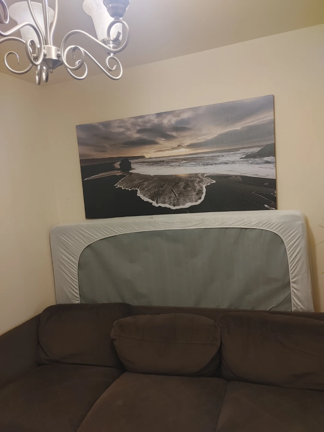 Canvas Wall Art Print - Black Sand Beach Landscape - photo 3