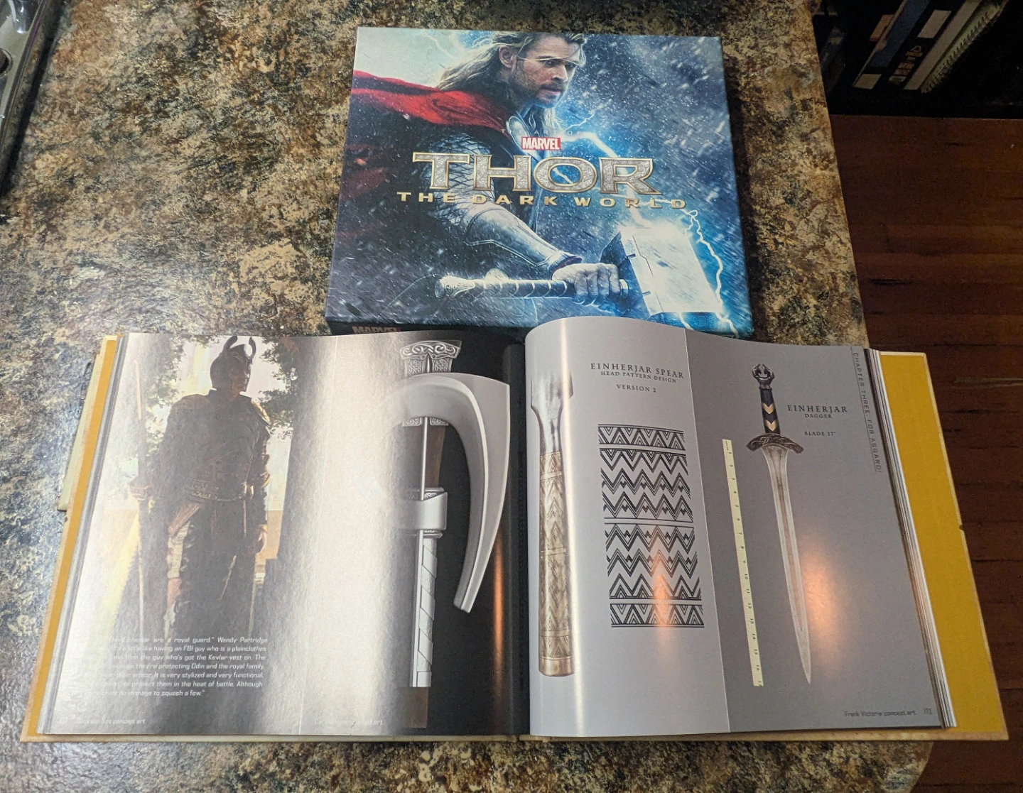 The Art of Marvel Thor: The Dark World Hardcover Book - photo 3