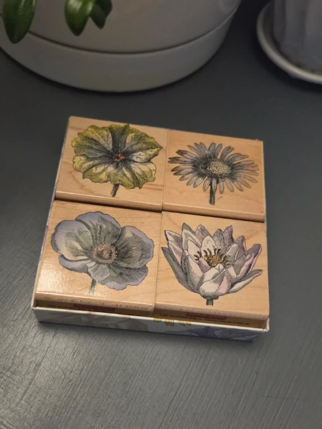 4pk Flower Stamps 🌷