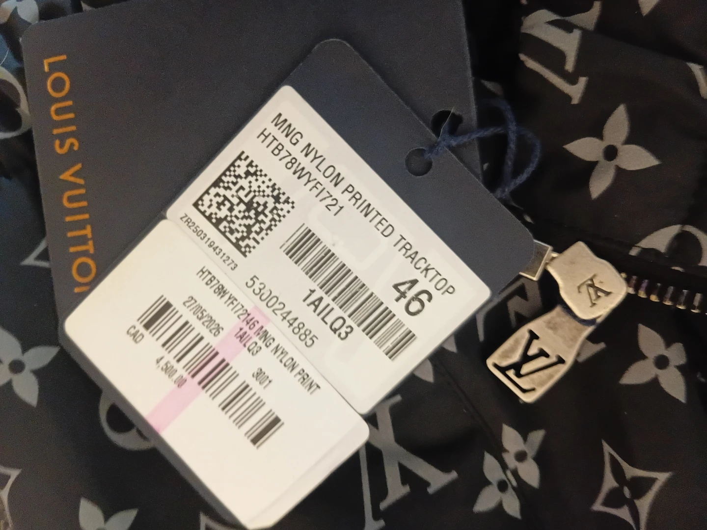 NEW Louis Vuitton Nylon Printed Tracktop - photo 4
