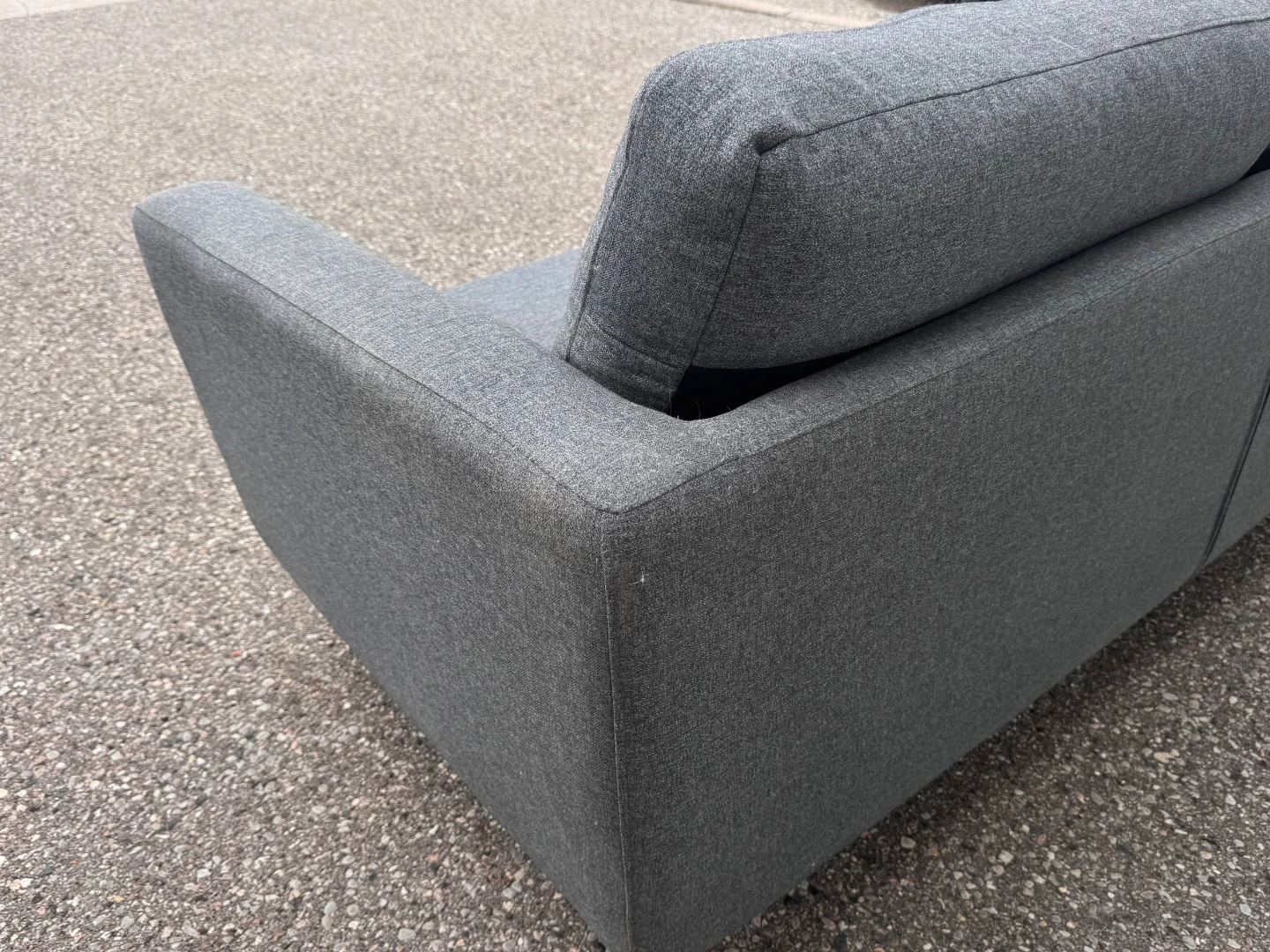 Grey Two-Seater Sofa - photo 3