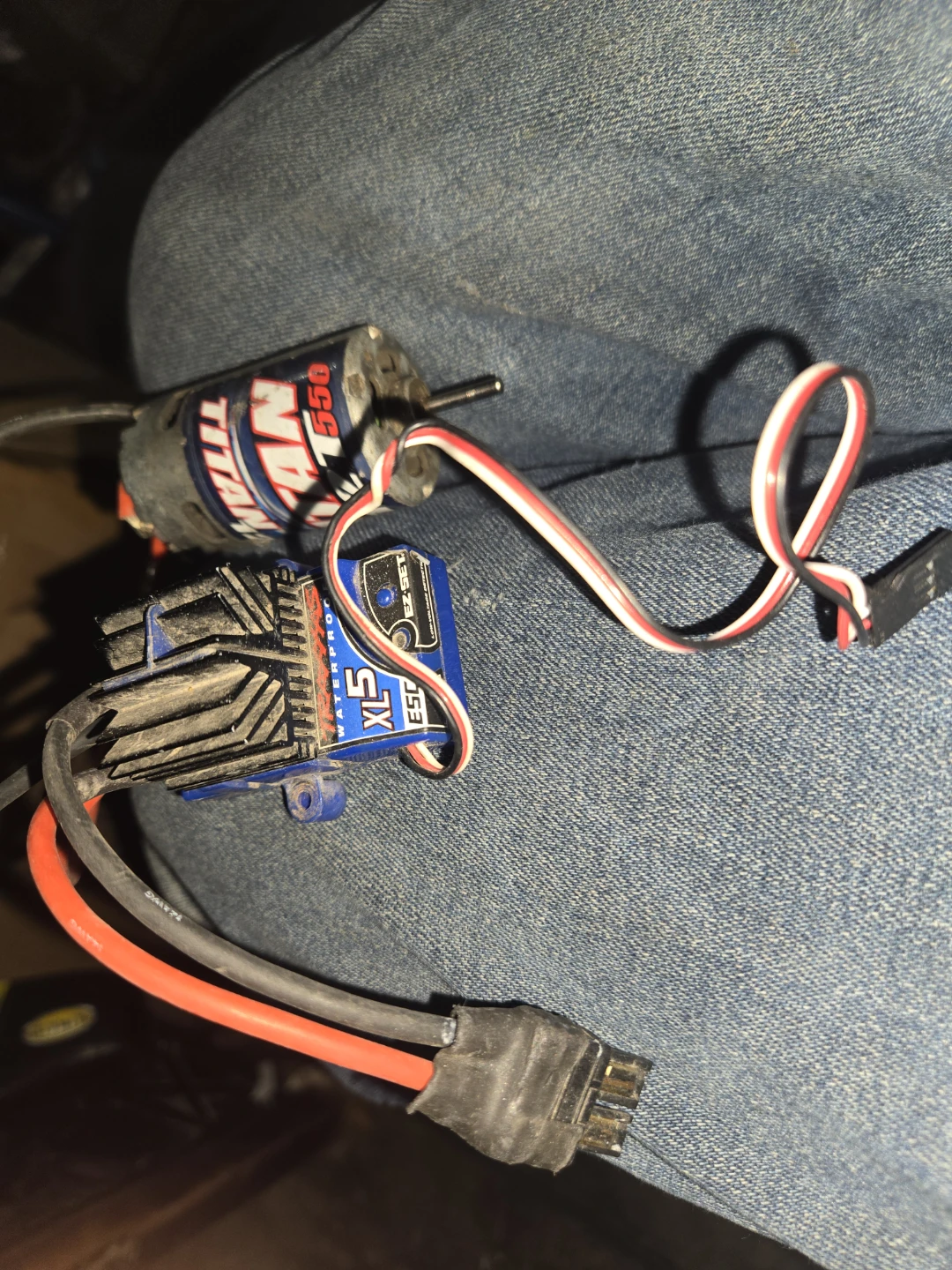 Traxxas Titan 550 Motor and XL-5 ESC