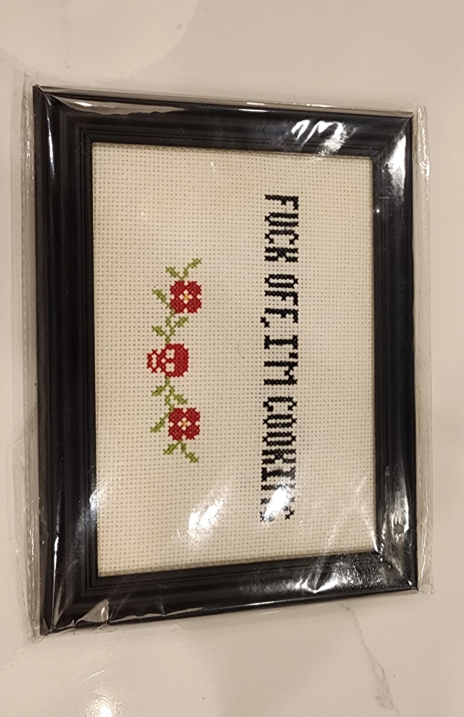 Handmade Cross Stitch Wall Art