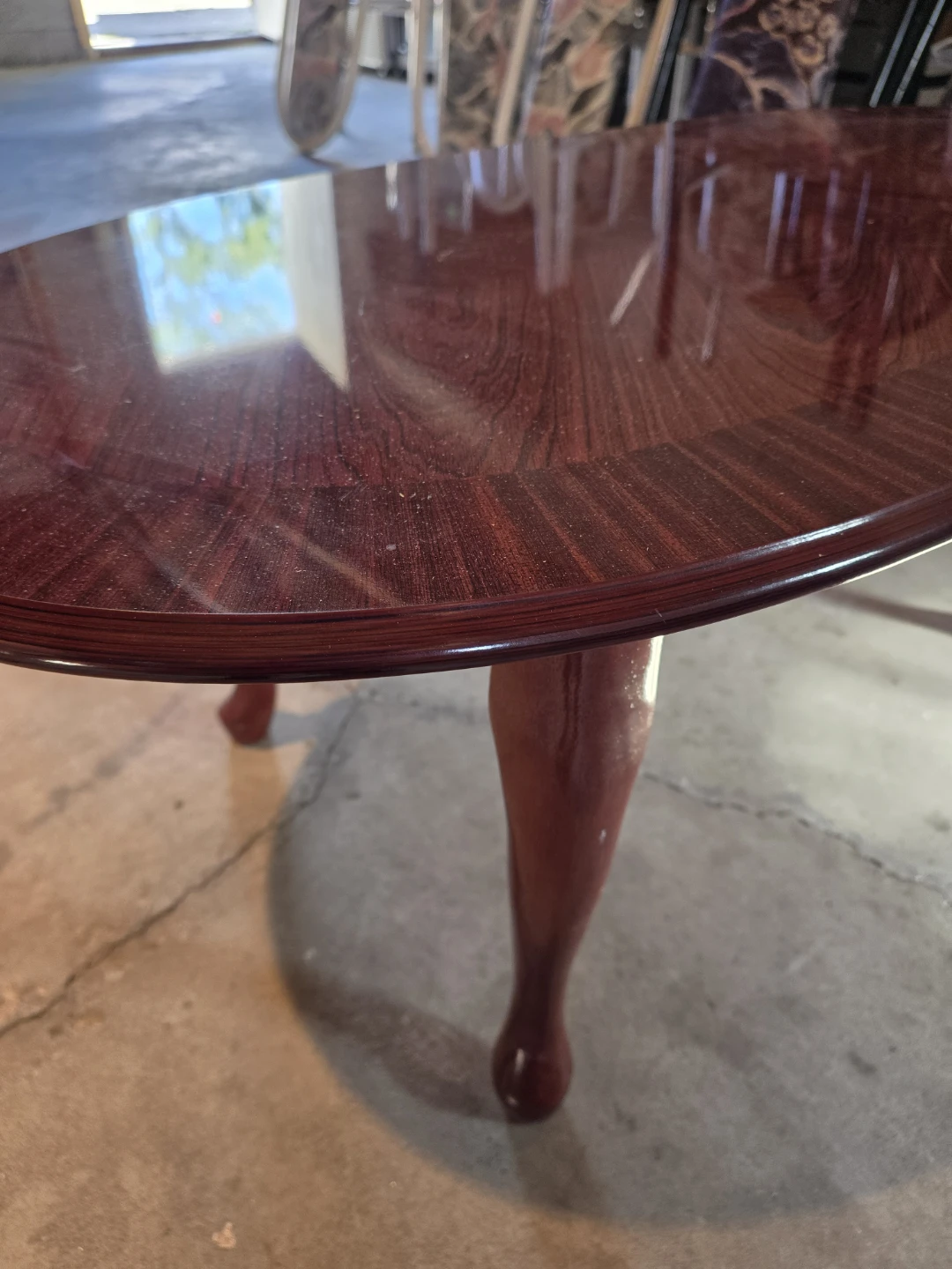 Oval Wood Coffee Table - photo 3