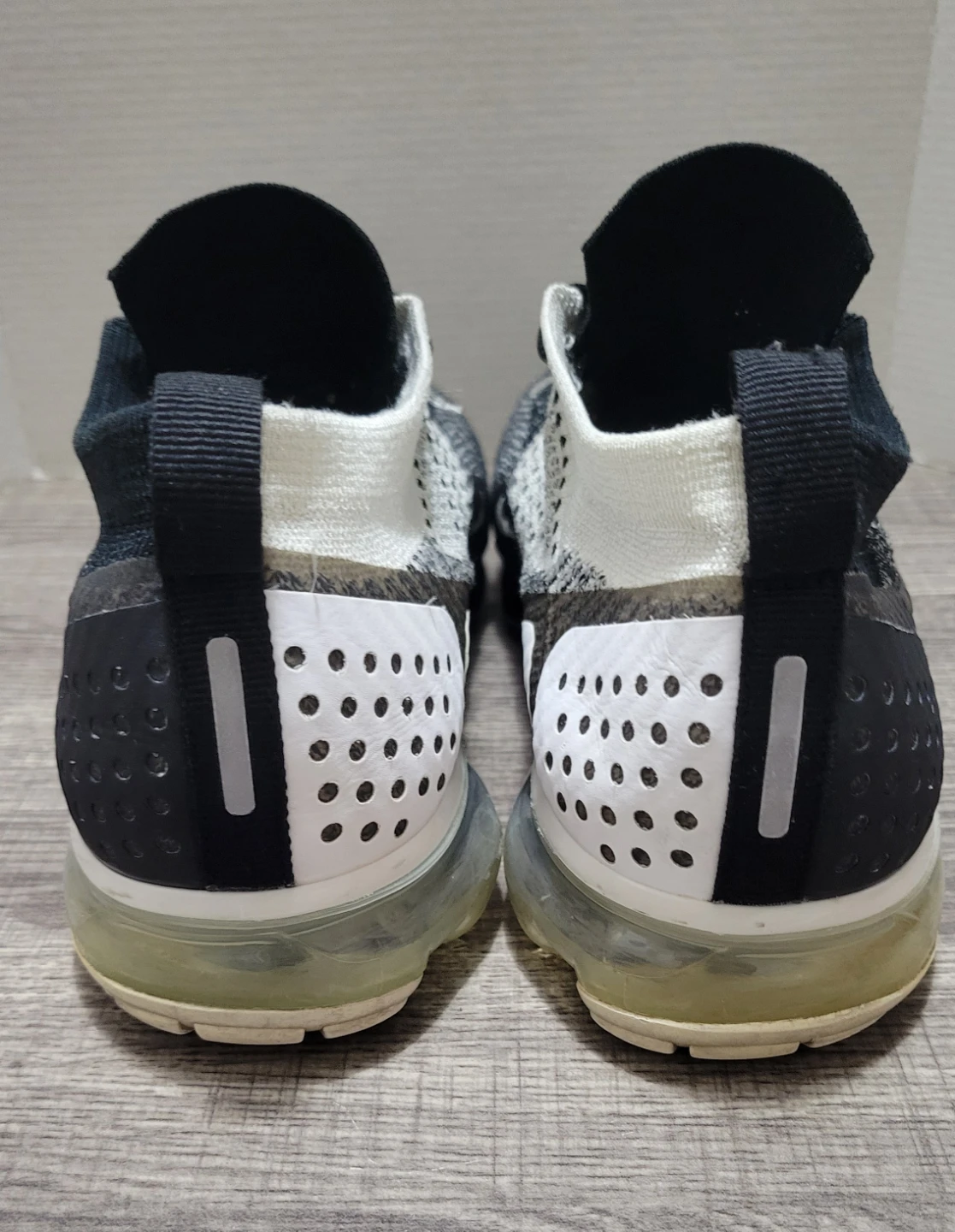 Nike Air VaporMax Flyknit 2 Black White Size 10 - photo 4