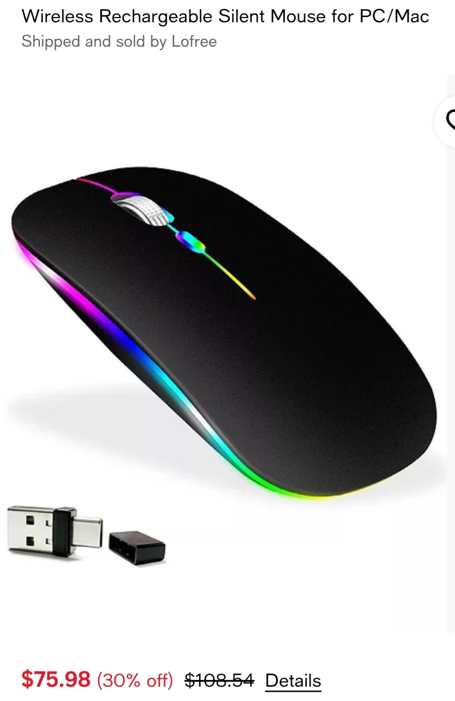Rechargeable Wireless Mouse