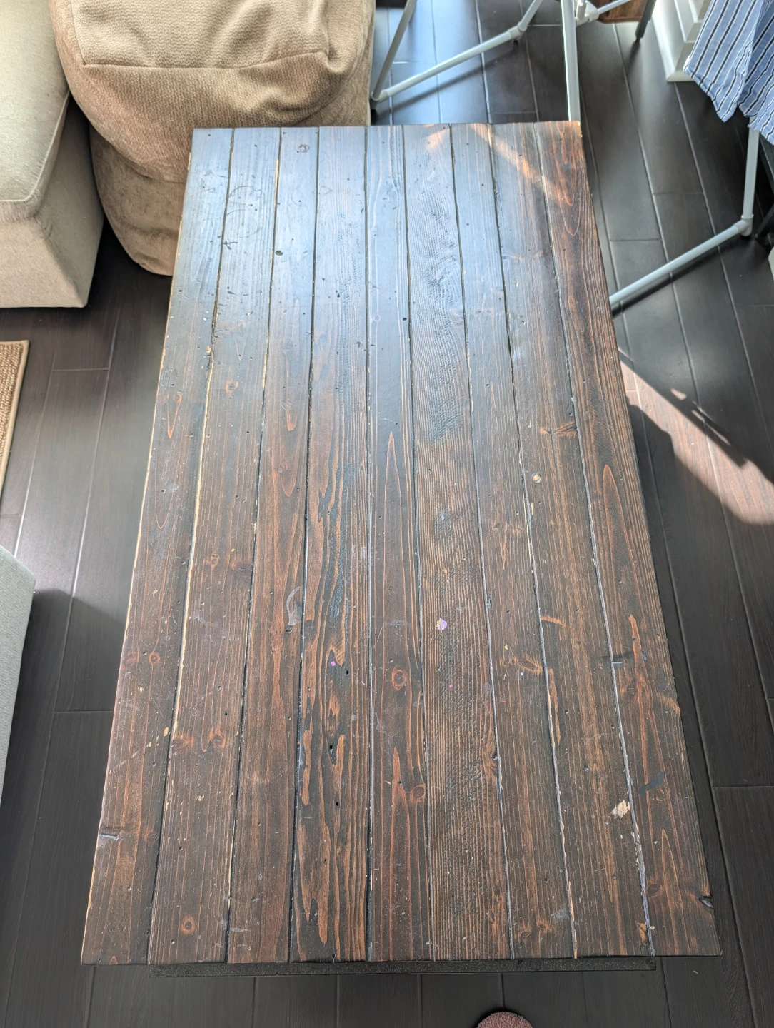 Rustic Wood Coffee Table - photo 2