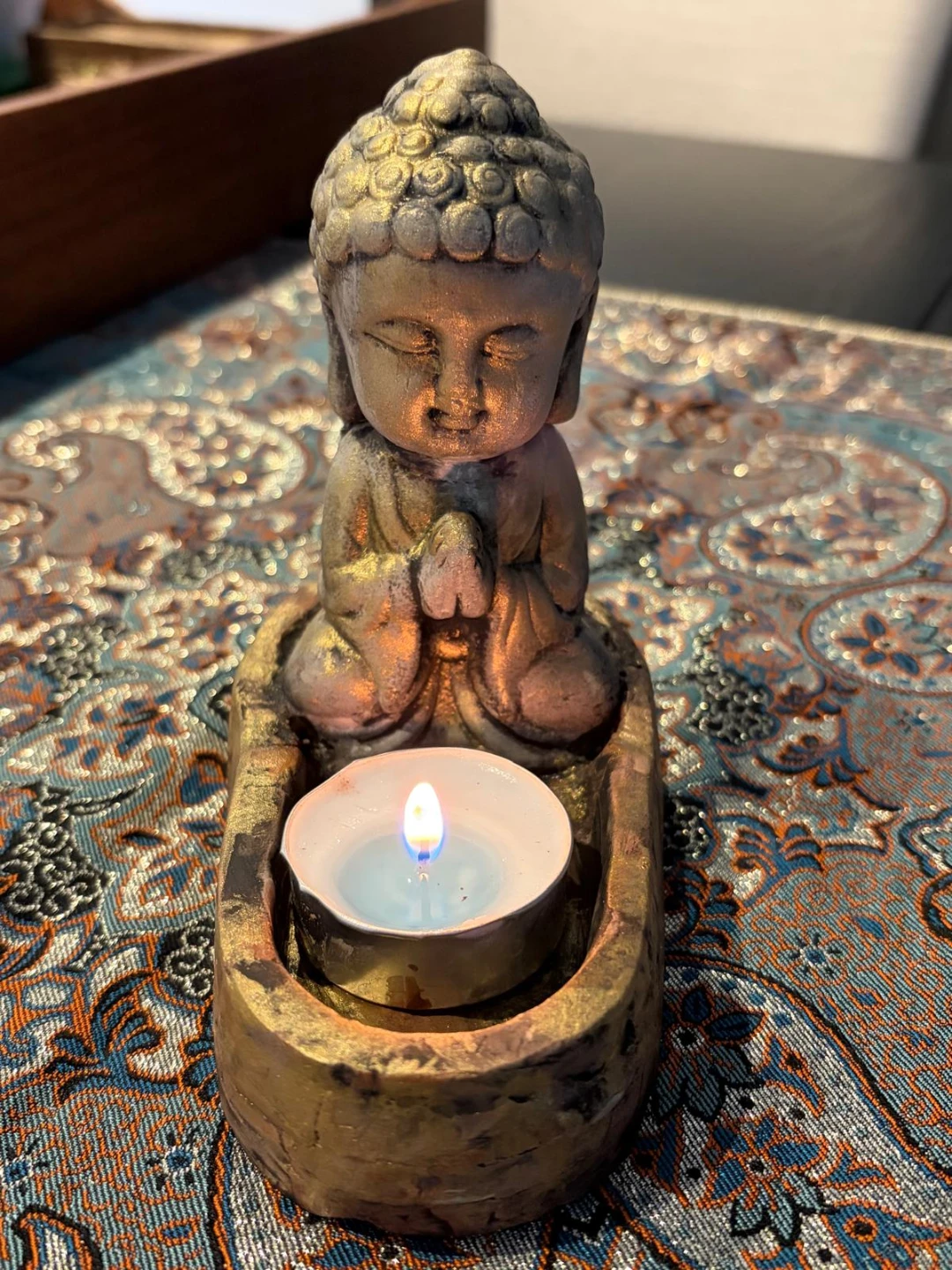 Buddha Tea Light Candle Holder - photo 3