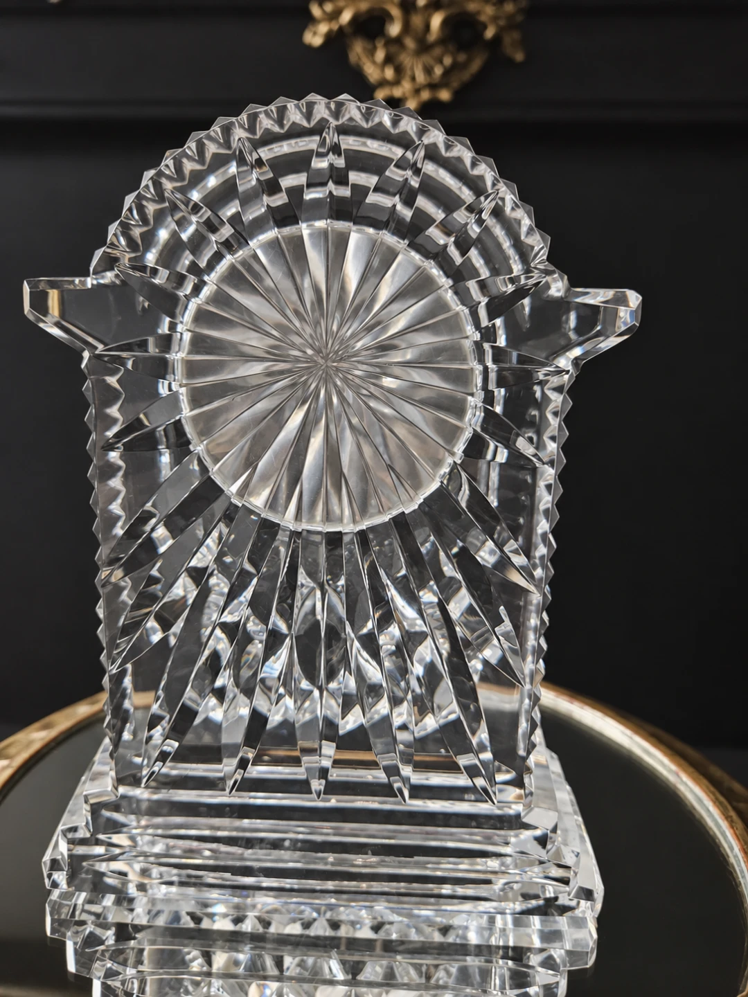 VINTAGE 80 Waterford Crystal Quartz Table Clock - photo 4
