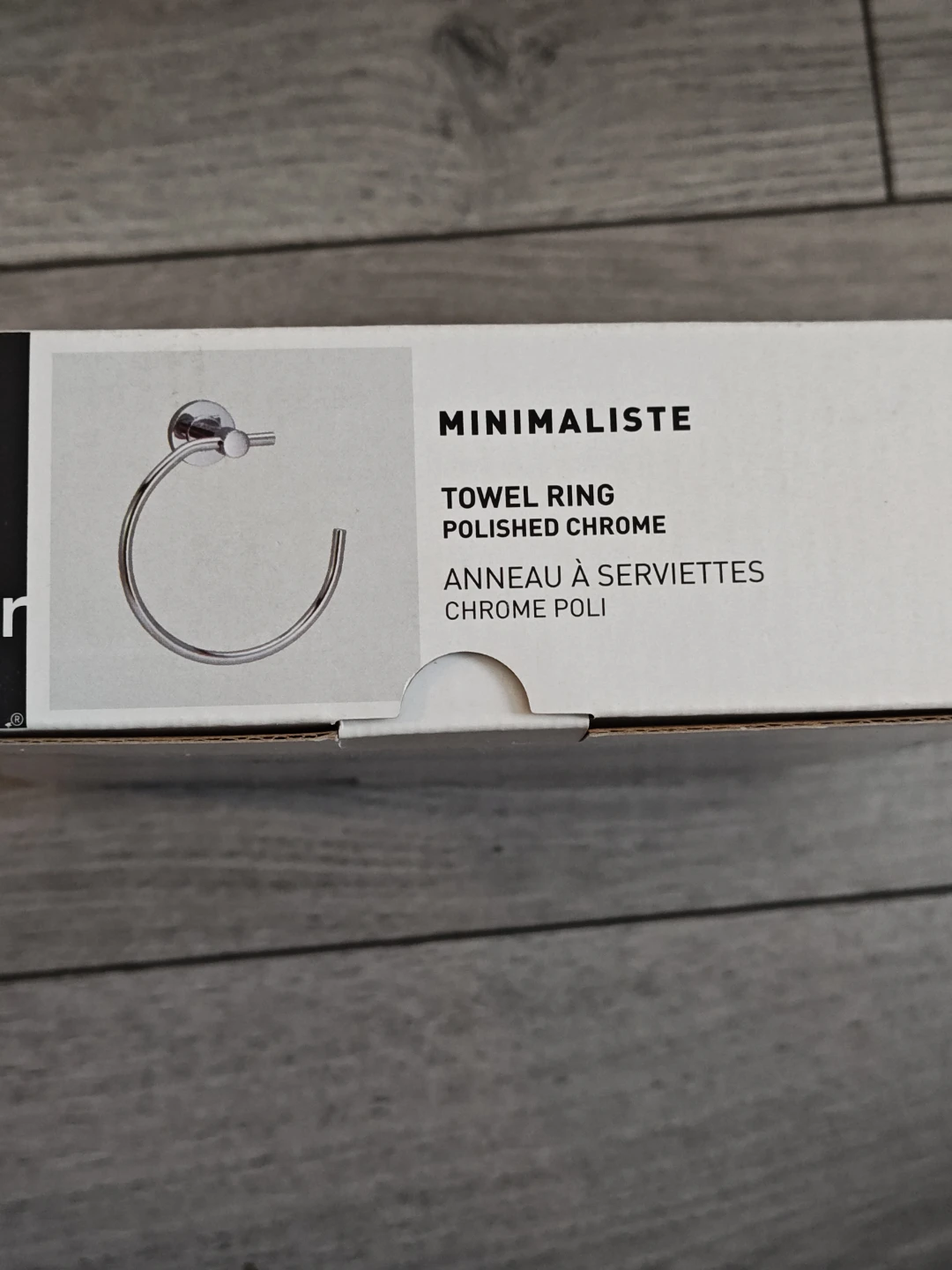 Taymor Minimaliste Towel Ring - Polished Chrome - photo 2