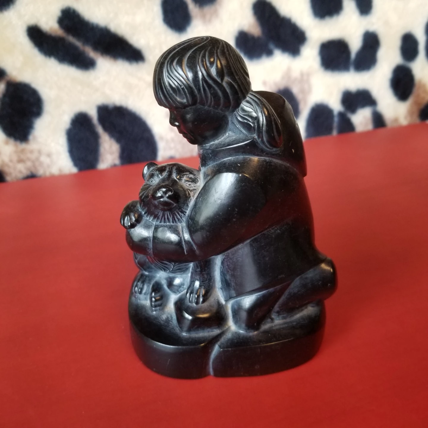 Inuit Soapstone Sculpture 3"×3 1/2"× 5 1/2"high - photo 2