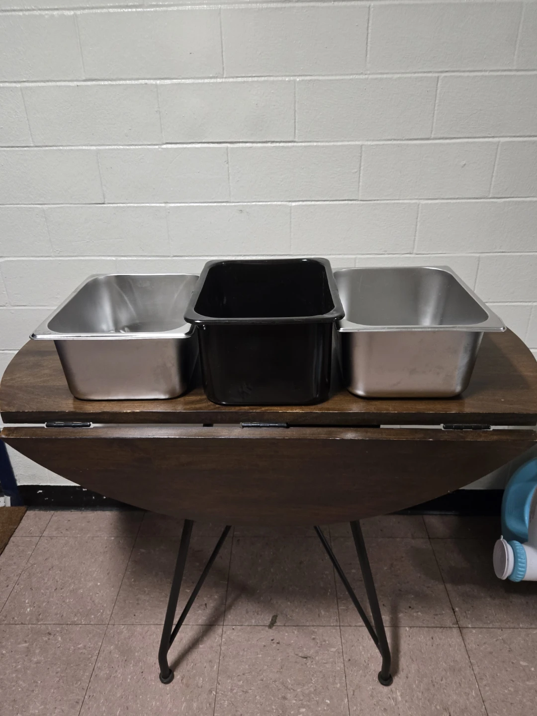 3Pc Half-Size Commercial Hotel Steam Pans