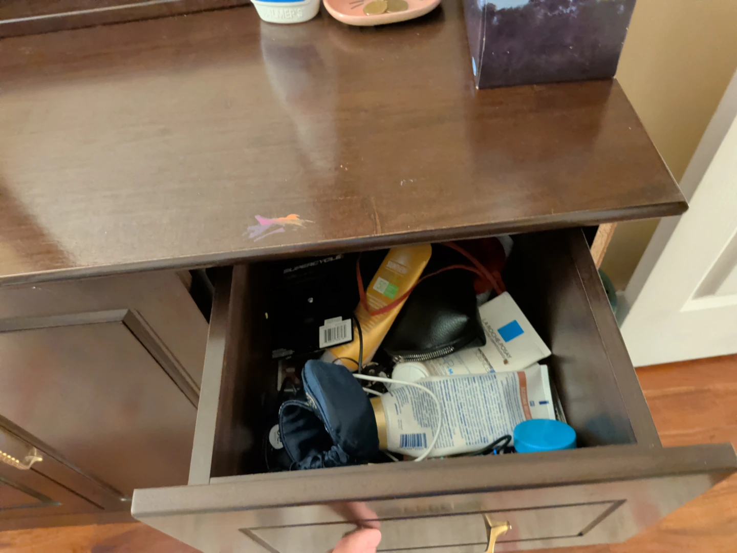 Brown dresser with mirror good conditon - photo 2
