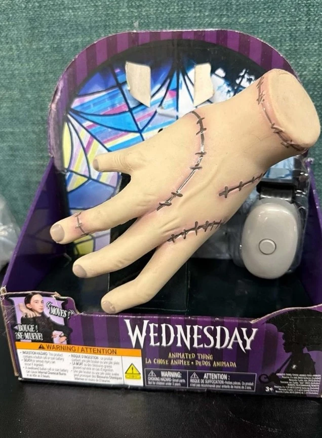 Wednesday Animated Thing Hand Figure