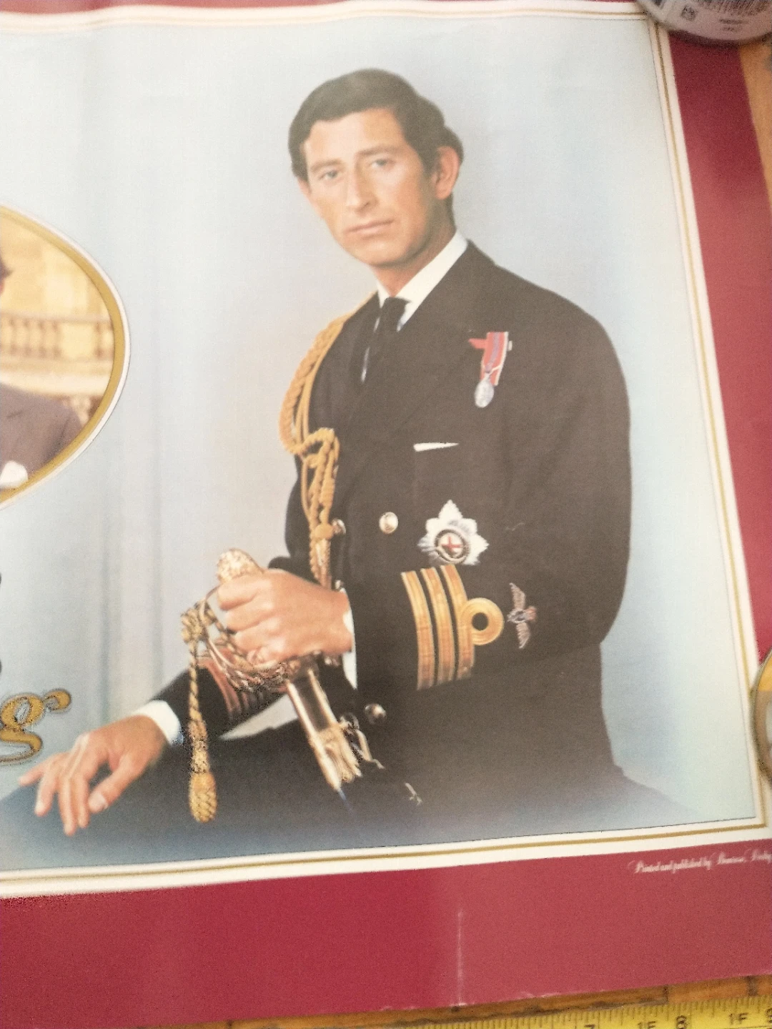 1981 Royal Wedding Commemorative Poster 22 x 13" - photo 5
