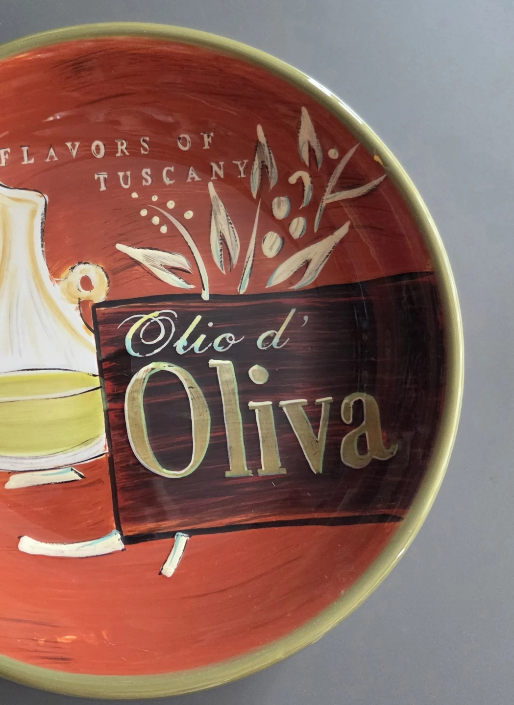 Flavors of Tuscany Olio d'Oliva Decorative Bowl - photo 3