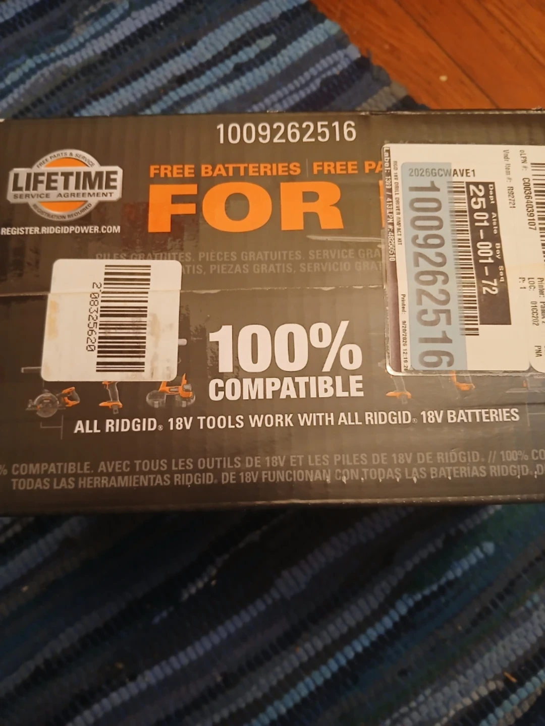 RIDGID 18V 2-Tool Drill Combo Kit - photo 2