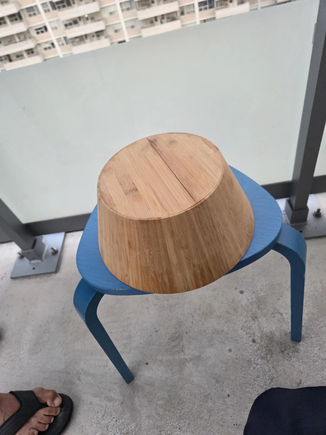 Natural Bamboo Serving Bowl - photo 3