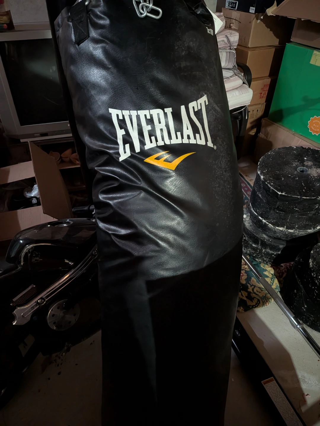 Punching bag stand and bag