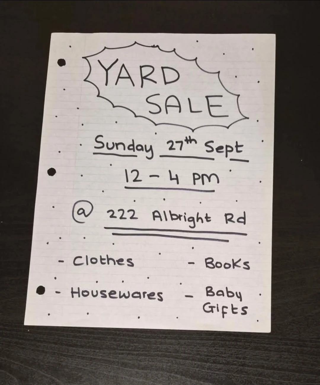 Brampton Yard Sale