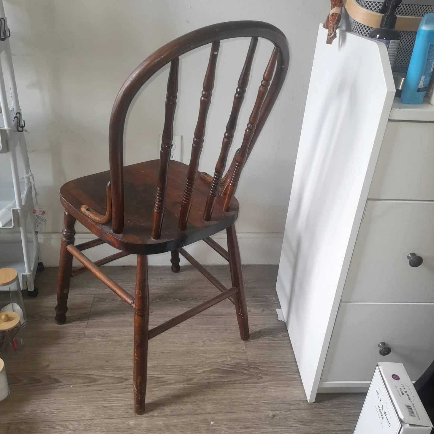 Antique Wooden Windsor-style Chair - photo 4