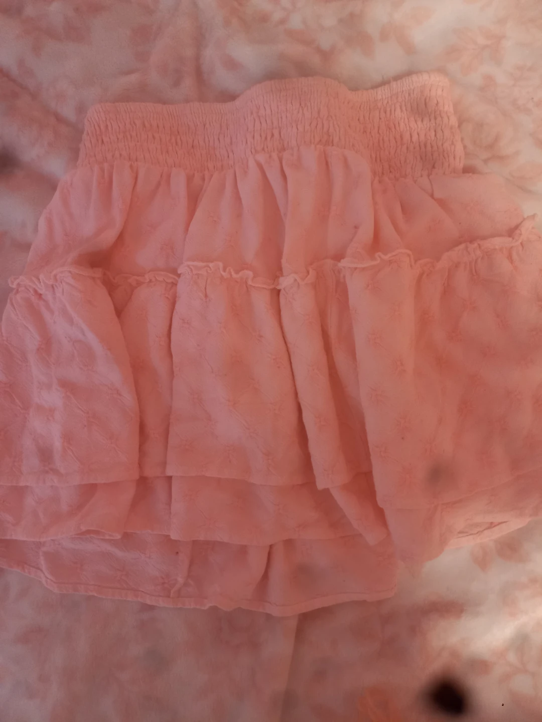 Sienna Sky Pink Ruffled Skirt XL