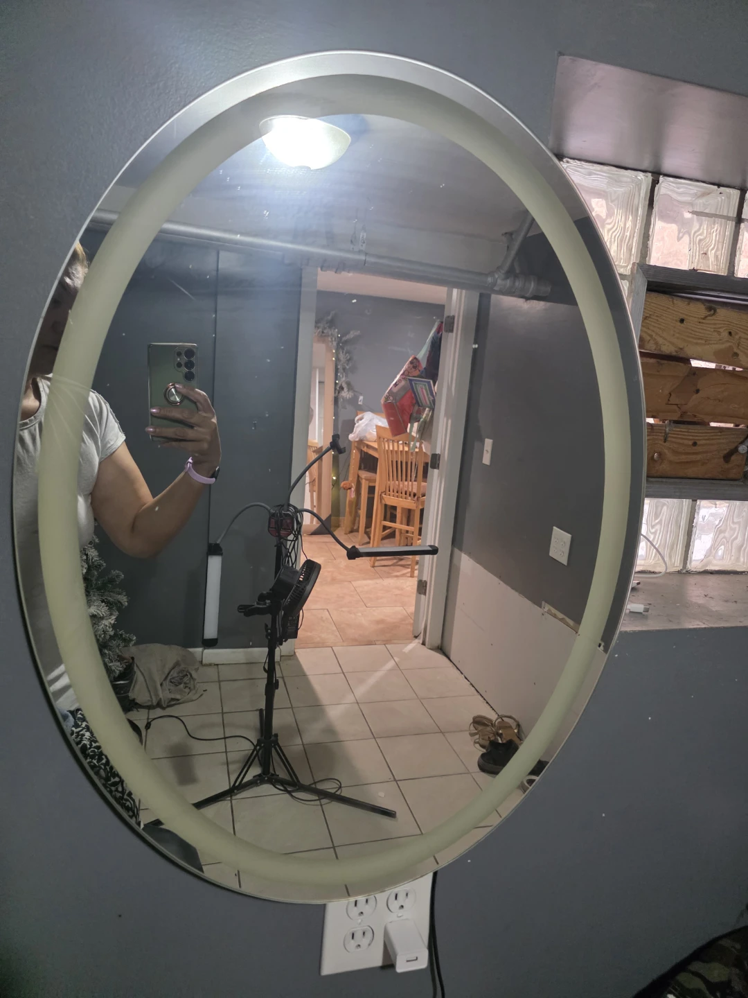 Oval LED Vanity Mirror