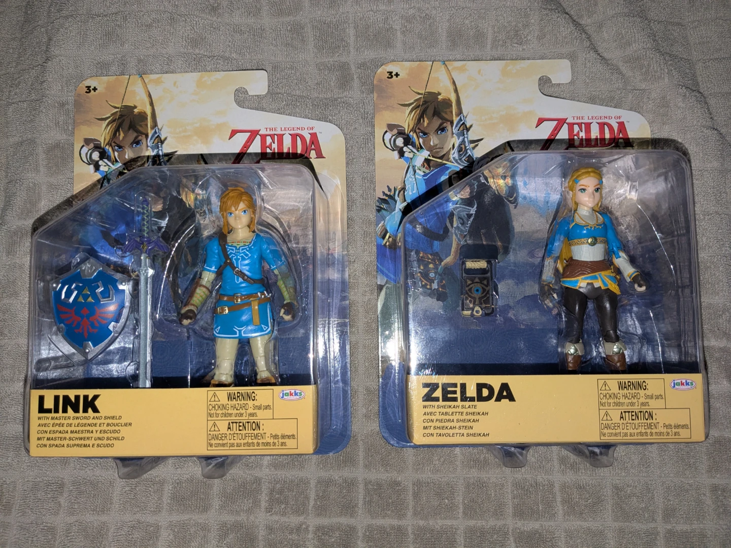 Nintendo 4 Inch Brand New Jakks Figures (Link, Zelda, Samus)